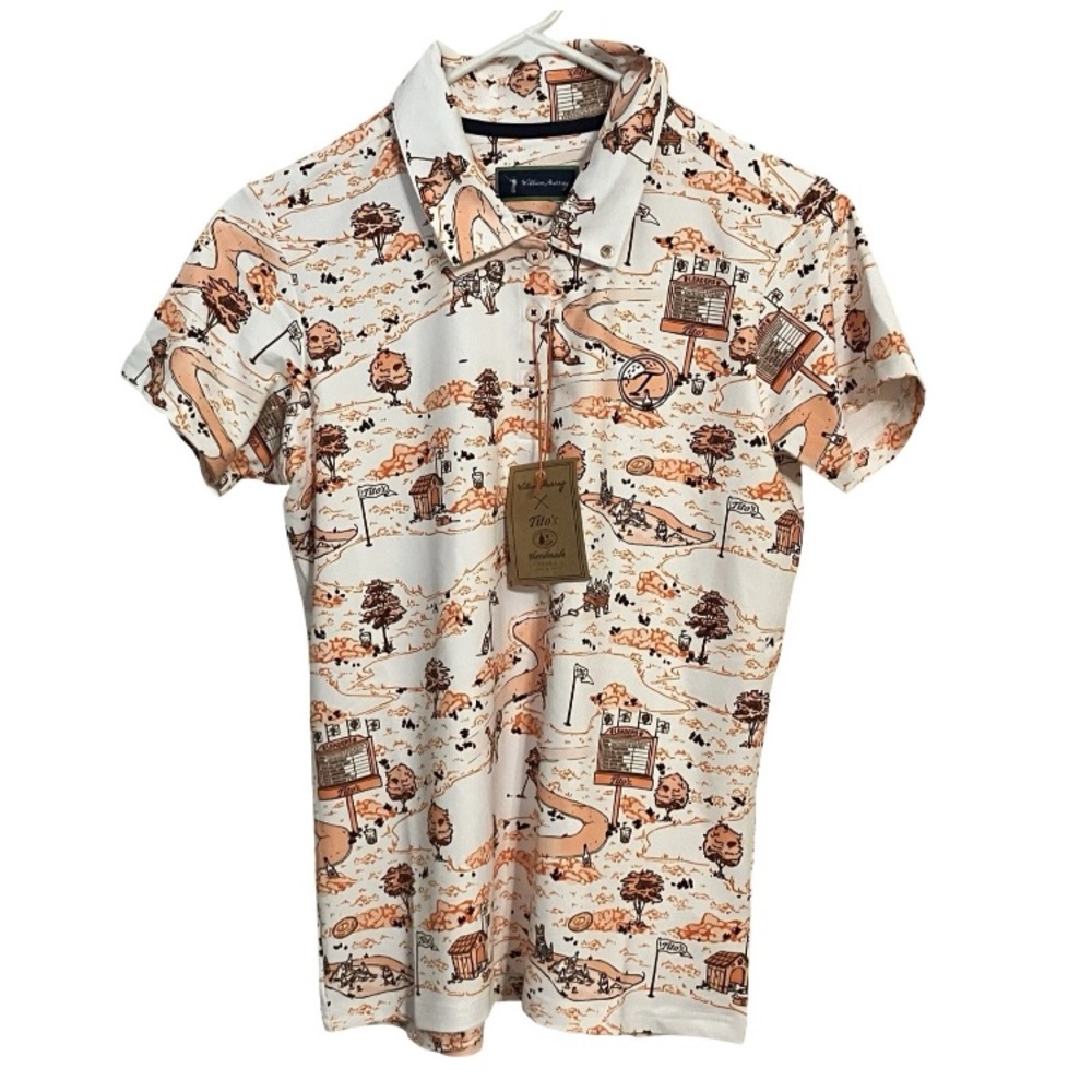 William Murray x Tito’s Vodka Golf Polo Shirt Medium NWT – Limited Edition